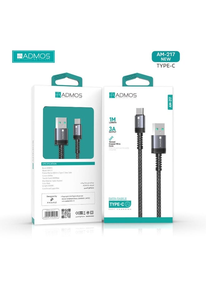High-quality ultra-fast USB to Type-C charger cable